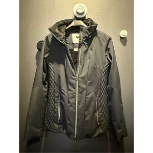 Obermeyer black Insulated Ski Jacket | Women’s 8 | Hooded & Quilted